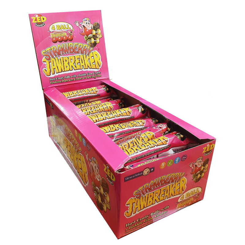 Zed Strawberry Jawbreaker 4 Balls